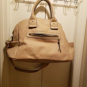 large faux leather bag pleather